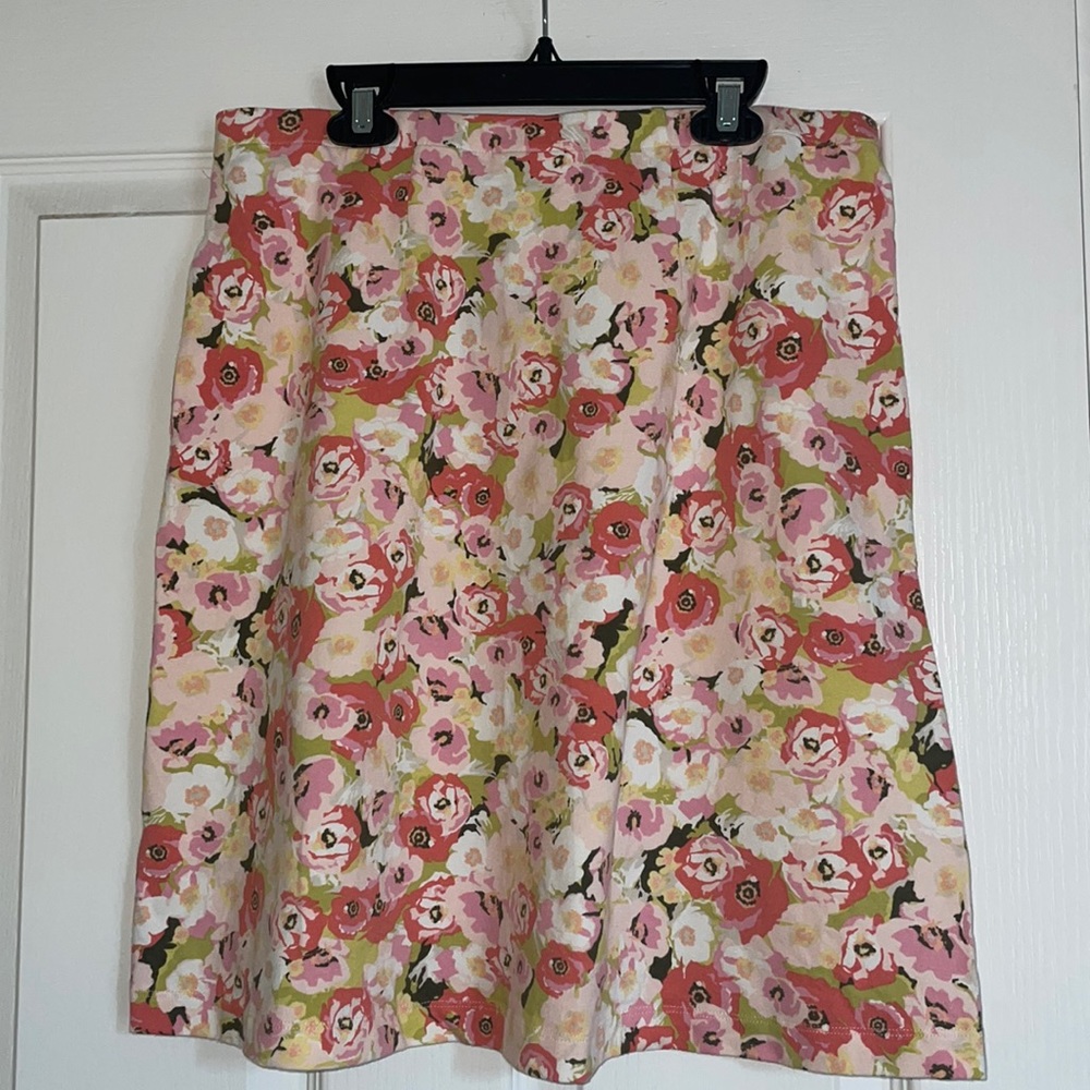 J. Jill floral skirt